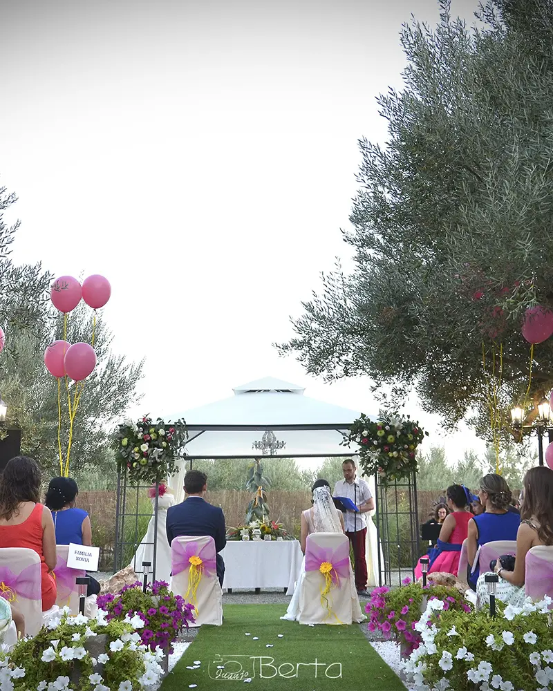 Ceremonia al aire libre