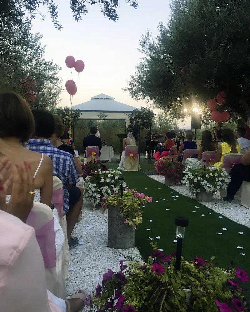Boda en jardín