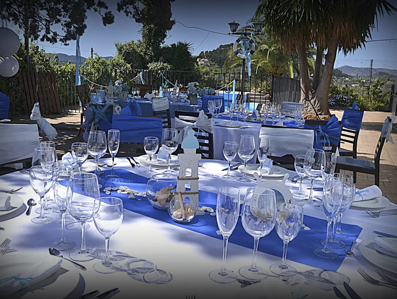 Terraza para celebraciones